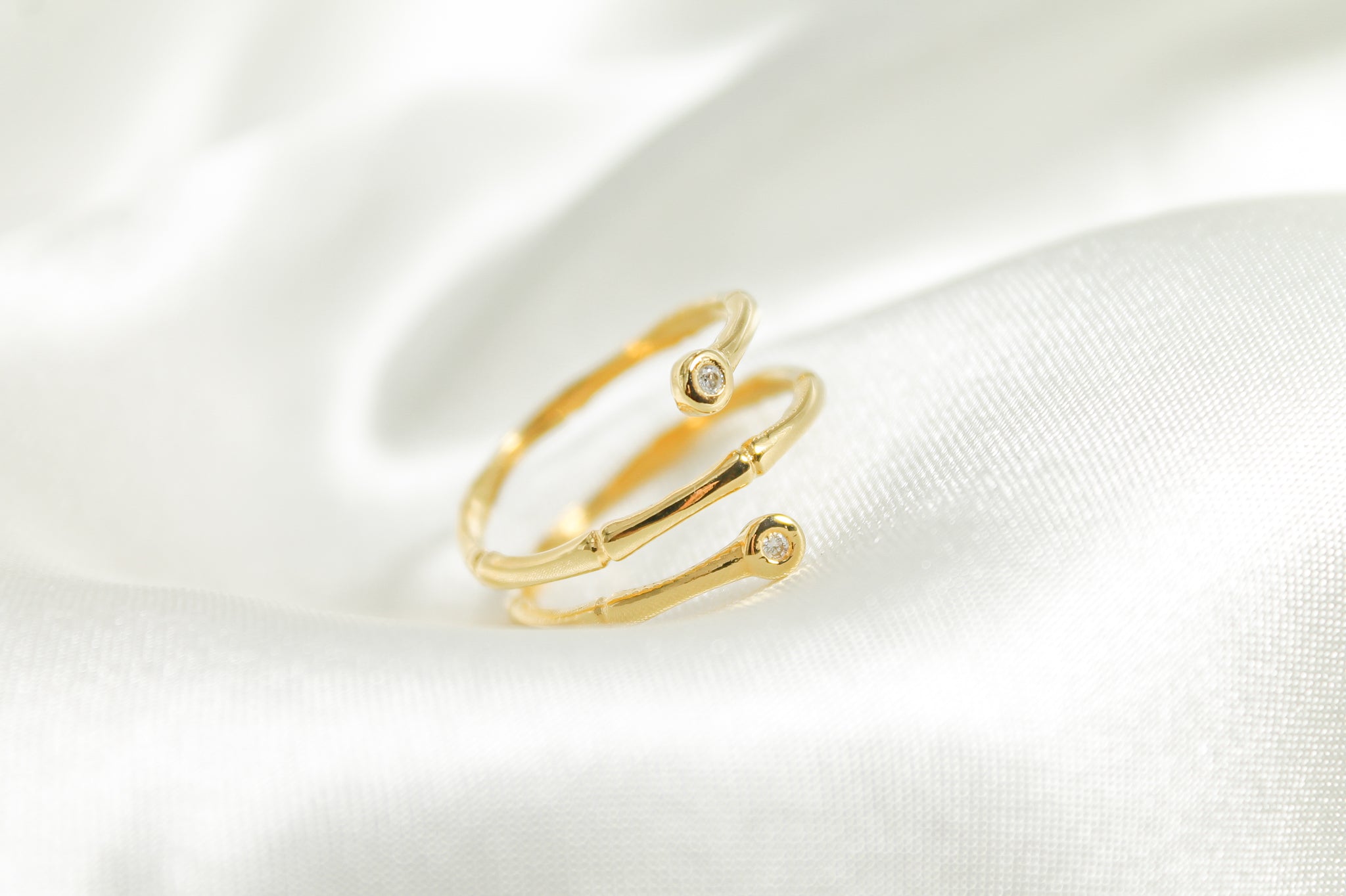 Anel Caracol Zircônia