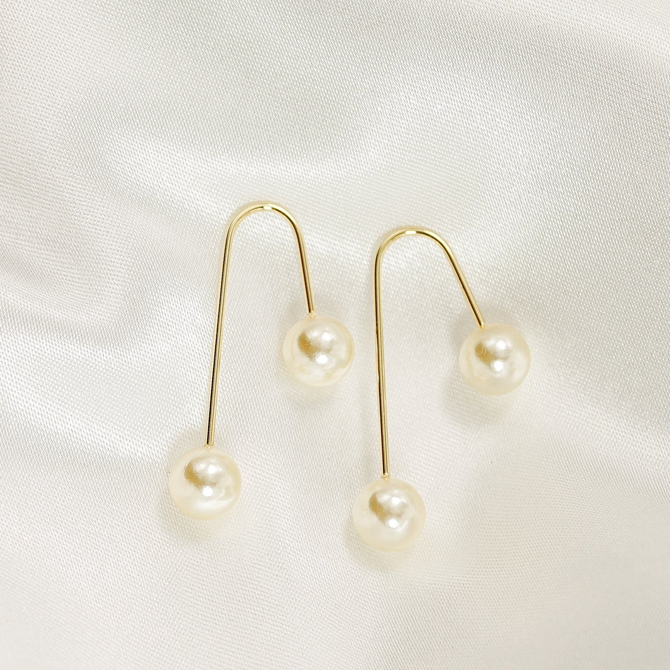 Brinco Pêndulo 2 Pérolas