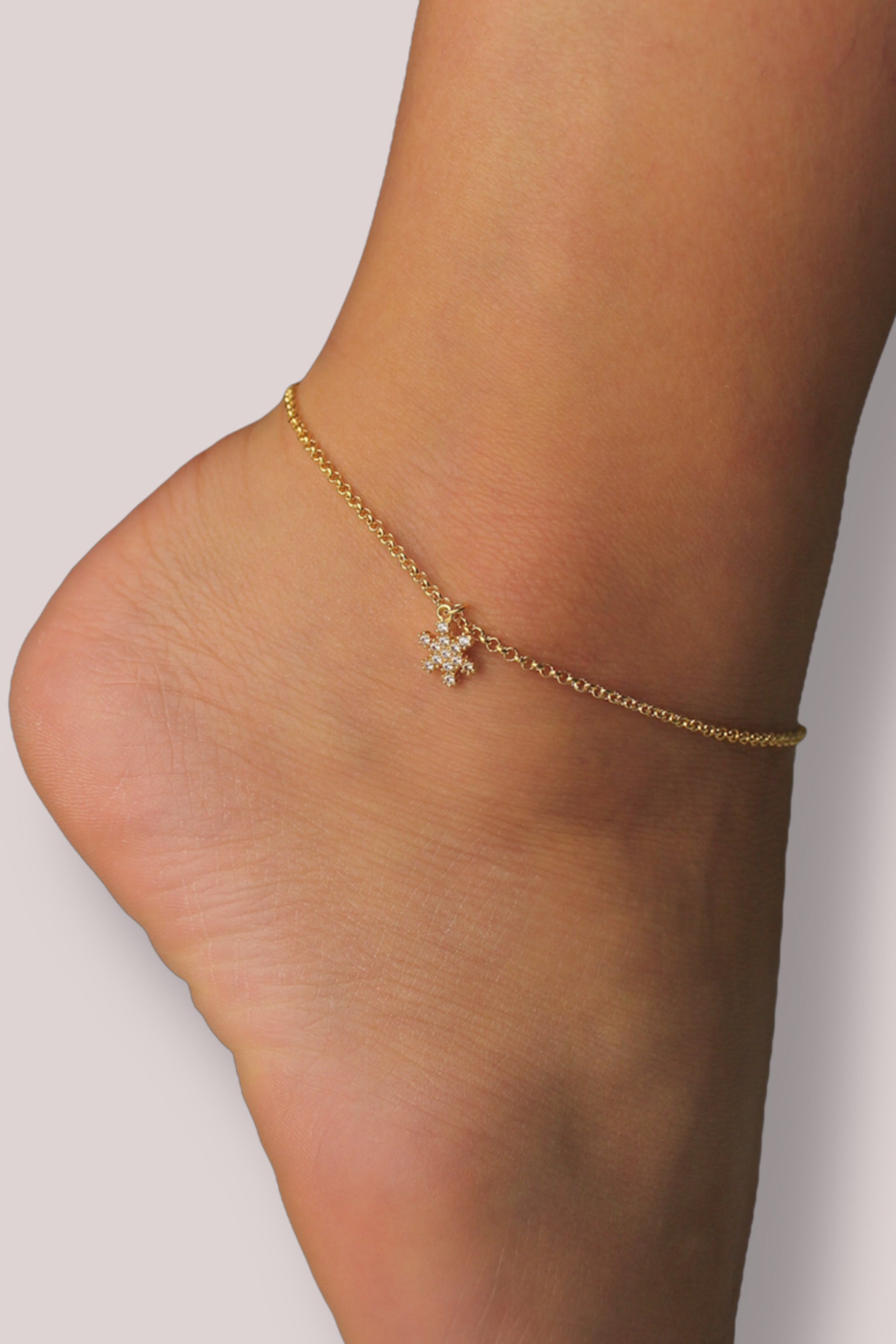 Tornozeleira Floco de Neve