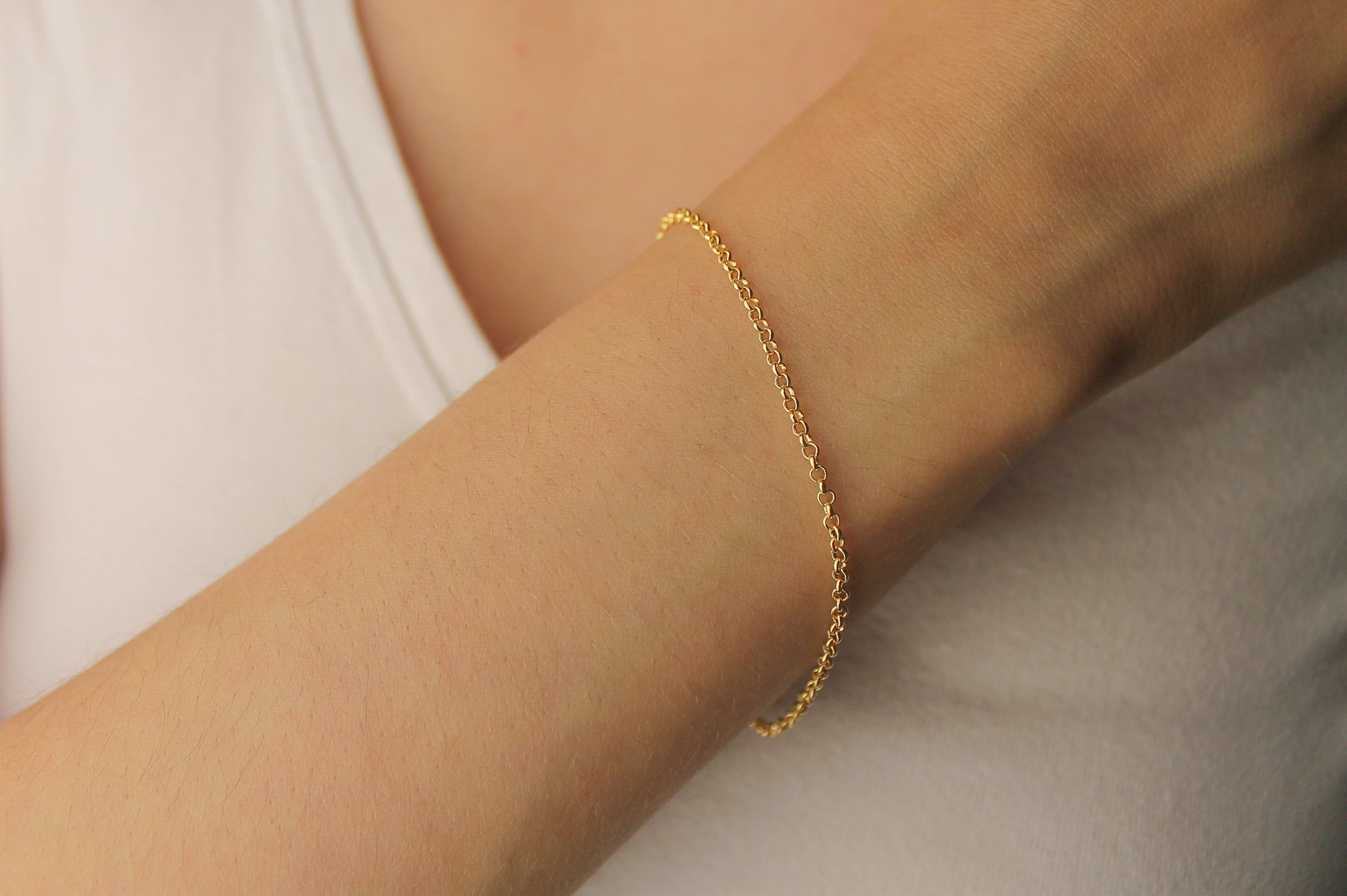 Pulseira Elo Português Fino