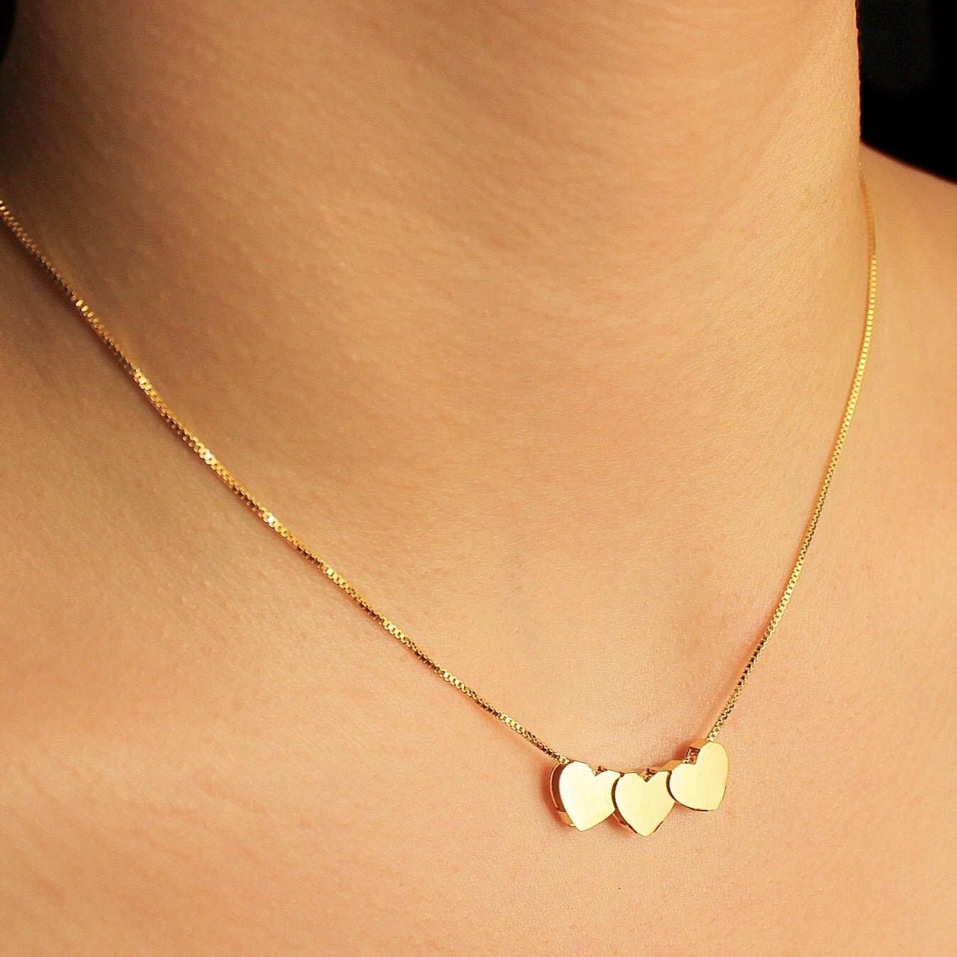 Gargantilha 3 Corações